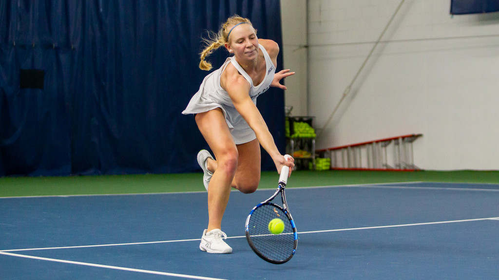 Cameron Corse during the ACC match between University of Notre Dame vs. University of Louisville at Eck Center on March 8, 2019 in South Bend, Indiana.