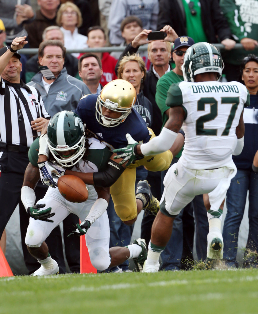 No. 22 Notre Dame vs. Michigan State (USATSI)