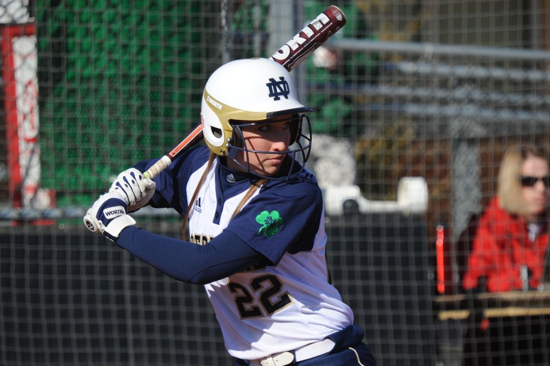 Kathryn Lux hit her second career home run in Saturday's win over Boston College