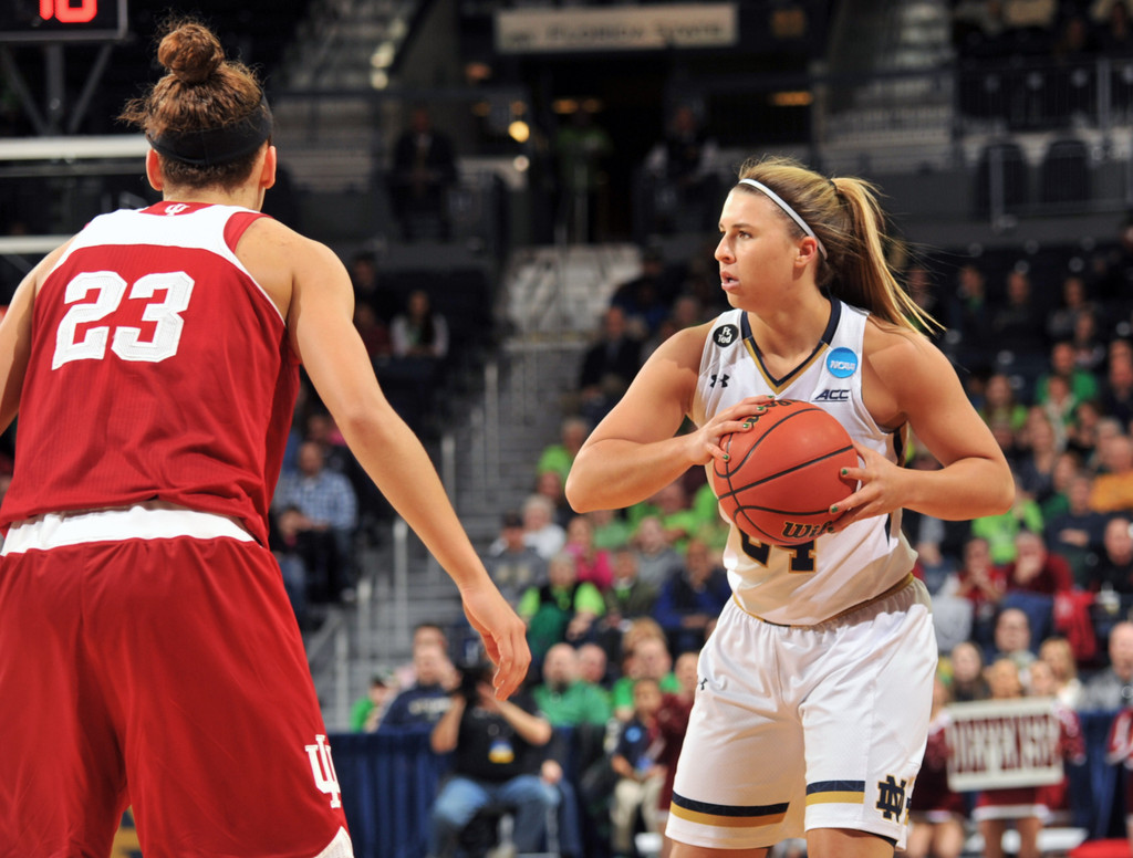 #2/3 Irish Outlast Indiana 87-70, Advance to Sweet 16