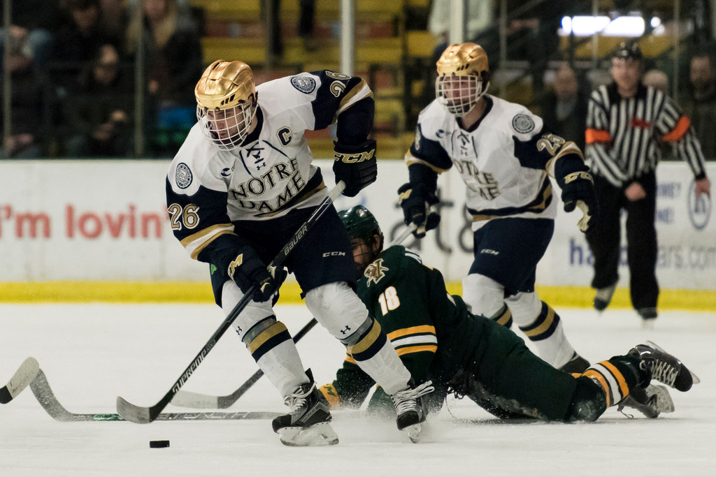 Notre Dame Hockey at Vermont -- Feb. 6