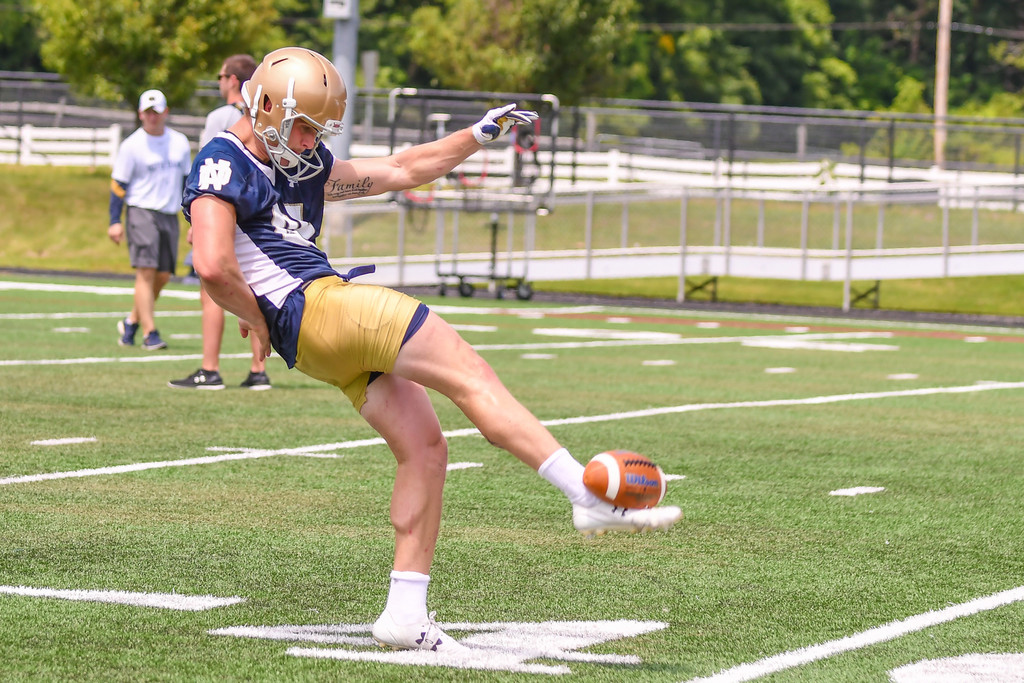 2017 Notre Dame Football Fall Camp - Practice One