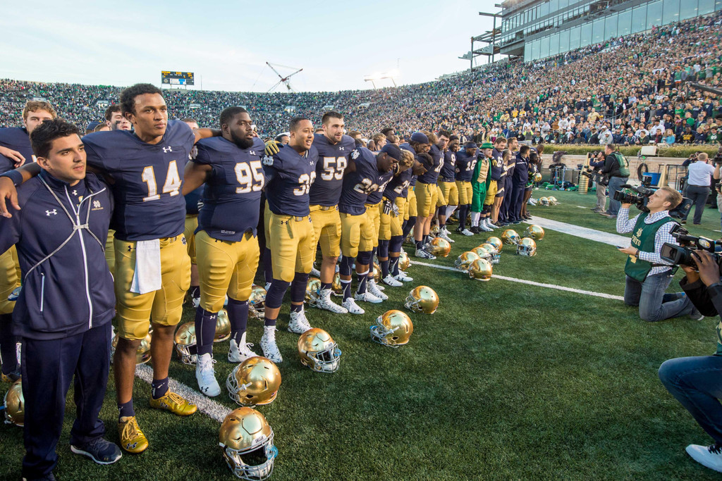 Notre Dame 41, Navy 24