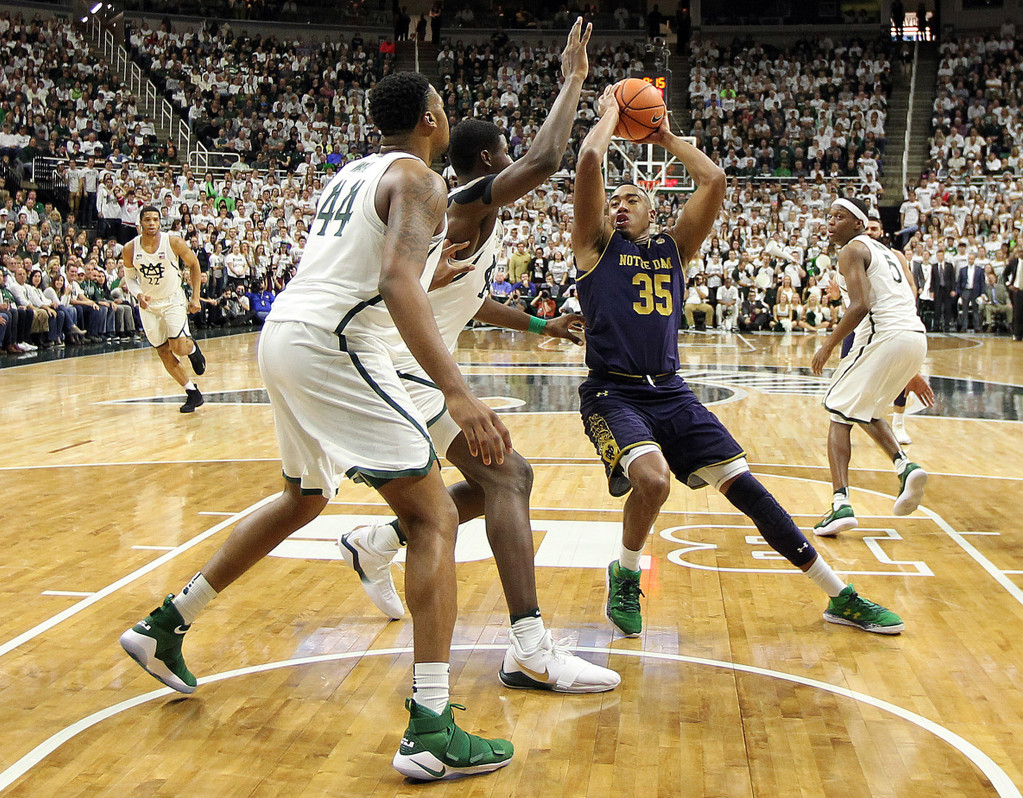 ND Men's Basketball at Michigan State (USATSI)