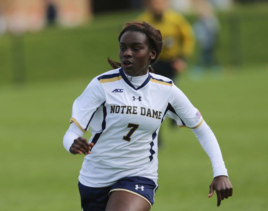 Freshman forward Karin Muya notched the tying assist and game-winning goal in Friday's 2-1 NCAA Championship win over Texas