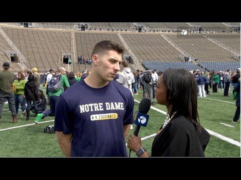 Instant Reaction | @NDFootball Blue-Gold Game: Ian Book (2018)