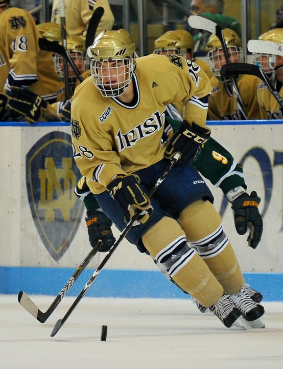 Sophomore defenseman Stephen Johns is one of four Notre Dame players that will be attending the 2011 U.S. Junior National Evalaution Camp in Lake Placid, N.Y., starting on August 6.
