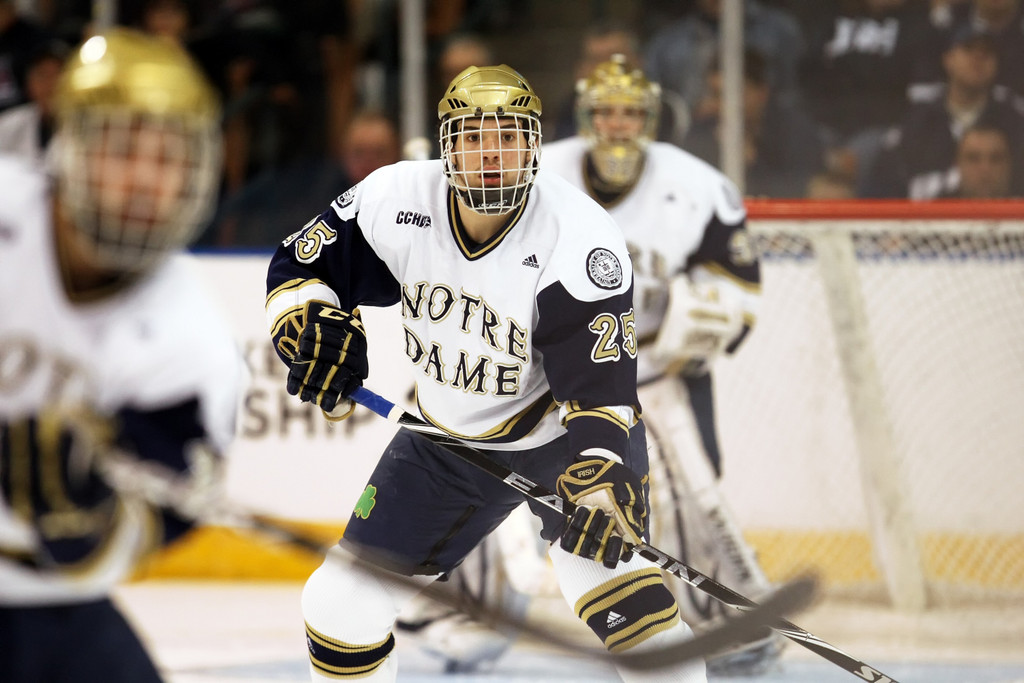 Irish Top New Hampshire 2-1 in NCAA Quarterfinals (AP)