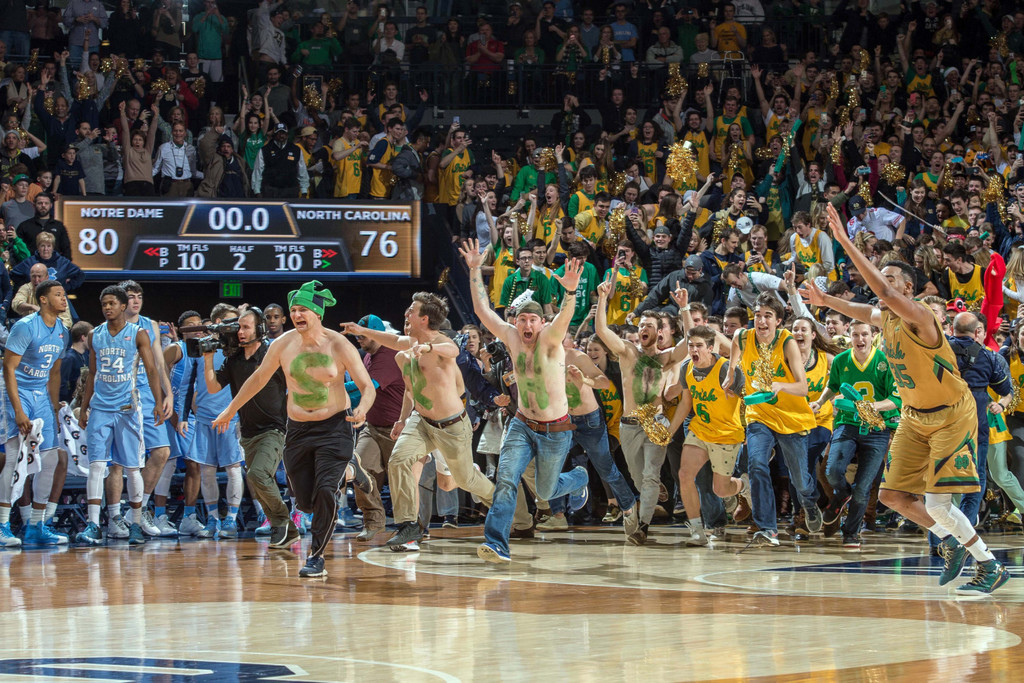 Notre Dame vs. No. 2 UNC