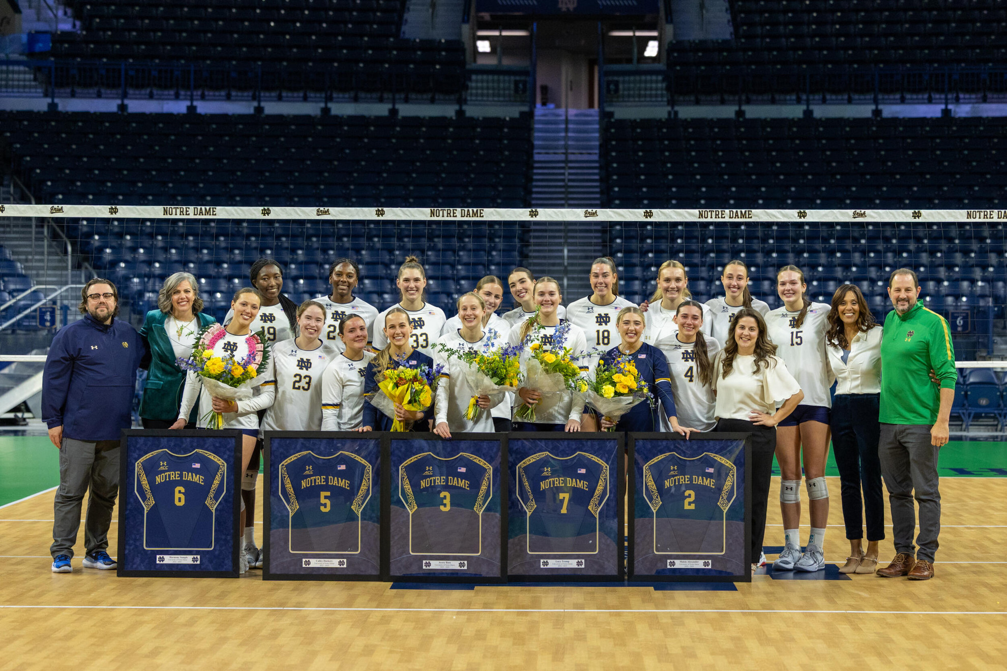 Irish Down Wake Forest on Senior Day Irish Down Wake Forest on Senior Day