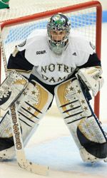 Goaltender David Brown will look to stand tall for the Irish in the second half of the season.  The Hobey Baker candidate is 13-3-1 with a 1.64 goals against average after the first 18 games of the season.