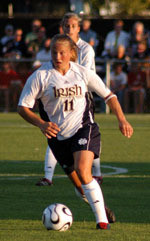 #5 Irish Open Regular Season Friday Against Michigan Junior forward Michele Weissenhofer made quite a splash in Notre Dame's 2006 season opener vs. Iowa State, scoring two goals and adding two assists in her college debut as the Irish swept past the Cyclones, 9-0.