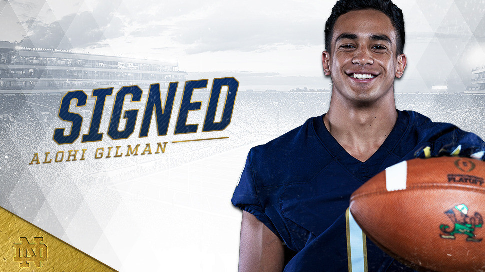 Alohi Gilman Transfers To Notre Dame Alohi Gilman Transfers To Notre Dame