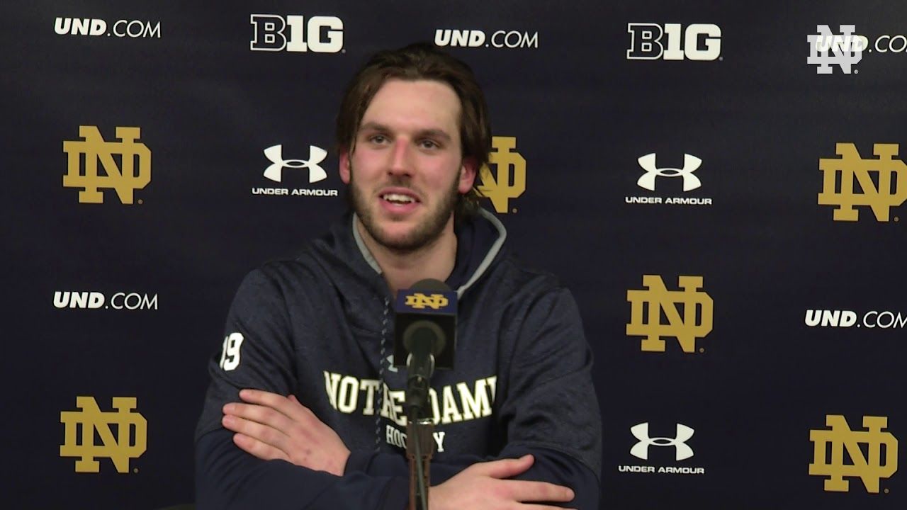@NDHockey | Mike O'Leary Post-Game Press Conference vs. Penn State (2019)