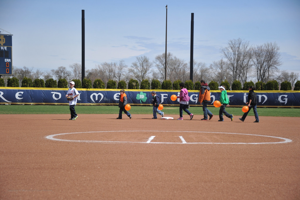 2014 Notre Dame Strikeout Cancer Doubleheader