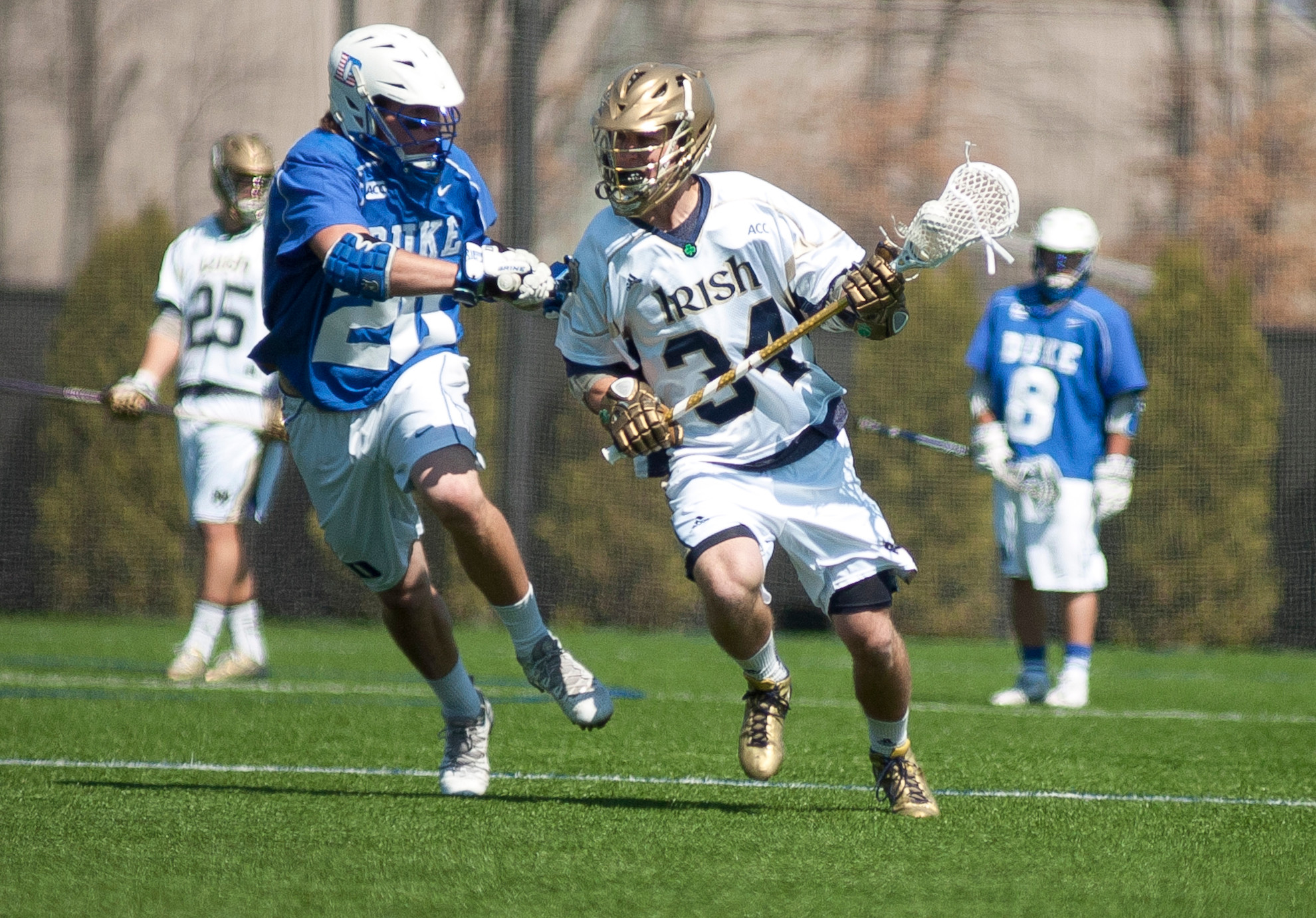 Strong Second Half Leads #10 Notre Dame Past Marquette, 12-7 SPORT COLLEGE WOMEN'S LACROSSE