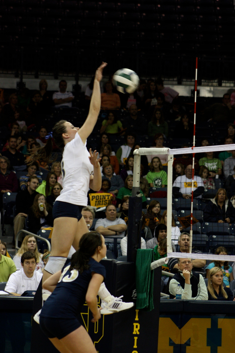Christina Kaelin Claims BIG EAST Player Of The Week Award Christina Kaelin had 10 kills during Notre Dame's 3-1 defeat at No. 15 Florida.