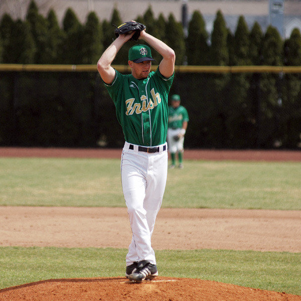 Irish Baseball Sweeps Away Texas-Pan American Junior Eric Maust.