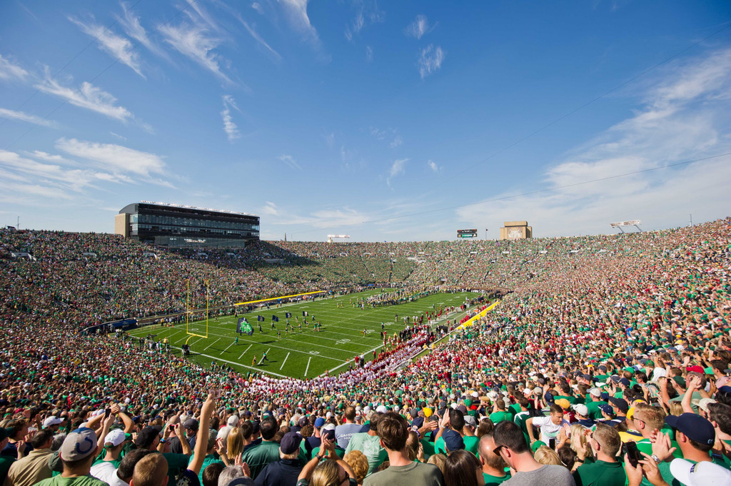 No. 22 Notre Dame vs. No. 14/12 Oklahoma (USATSI)