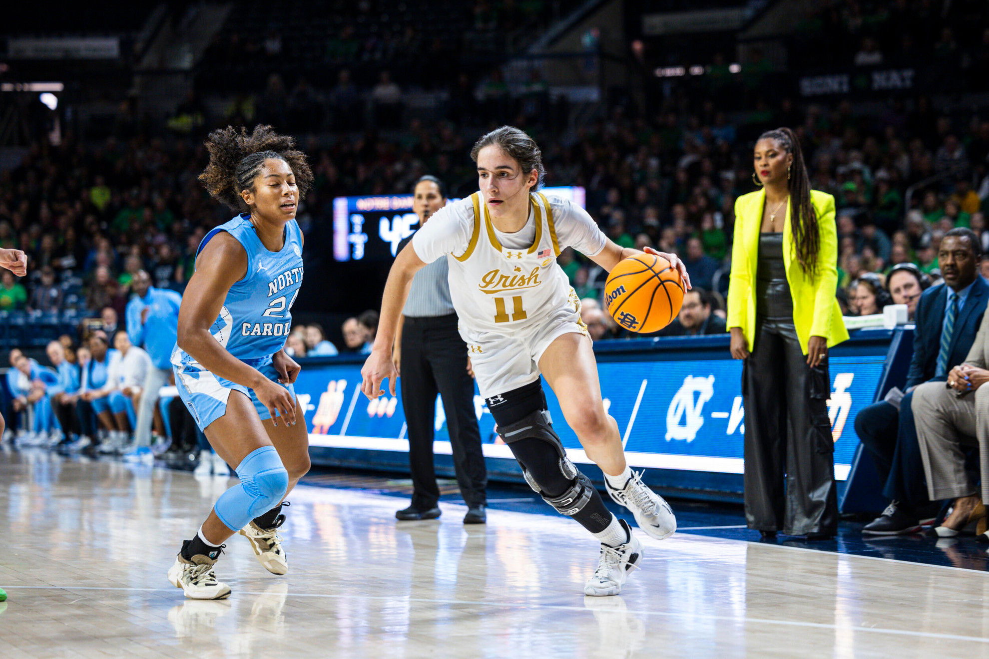Citron Returns But Irish Fall to Tar Heels, 61-57 Citron Returns But Irish Fall to Tar Heels, 61-57