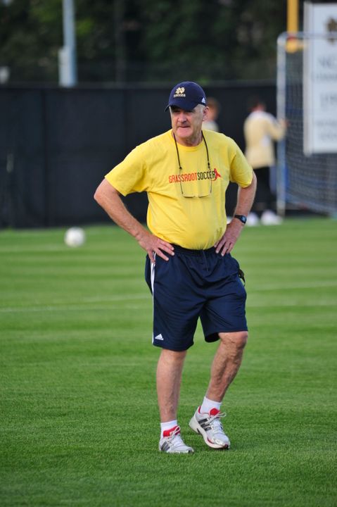 Bobby Clark, now in his 13th season as the Notre Dame men's soccer coach, always has loved the simple teaching of the game.