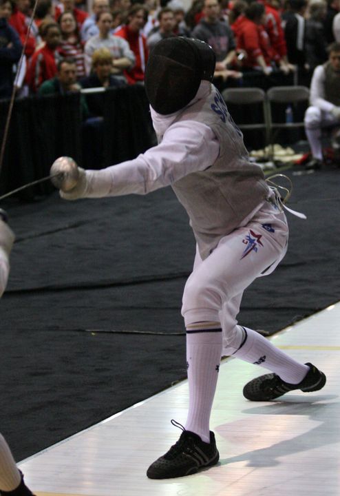 Zach Schirtz and the men's foil team claimed one of the record six gold medals that the Irish won during team competition at the Midwest Fencing Championships.