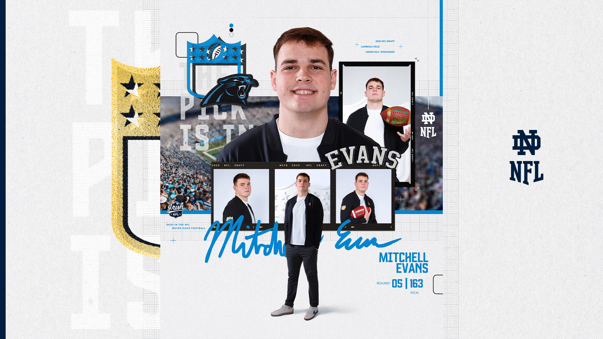 Mitchell Evans Selected 163rd Overall In NFL Draft By Carolina Mitchell Evans Selected 163rd Overall In NFL Draft By Carolina