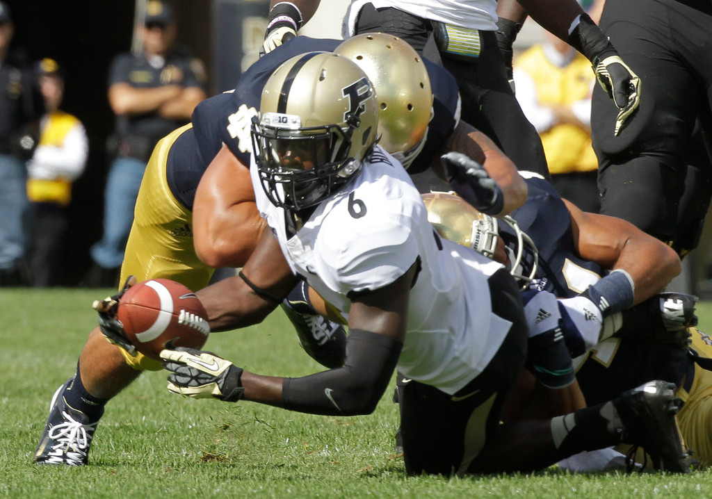 Brindza Kicks No. 22 Notre Dame Past Purdue 20-17 (AP)