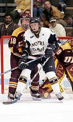 Irish Drop Weekend Series To Michigan With 6-3 Loss At Yost Arena Freshman Victor Oreskovich scored his first collegiate goal in Notre Dame's 6-3 loss to Michigan on Saturday night in Ann Arbor, Mich.