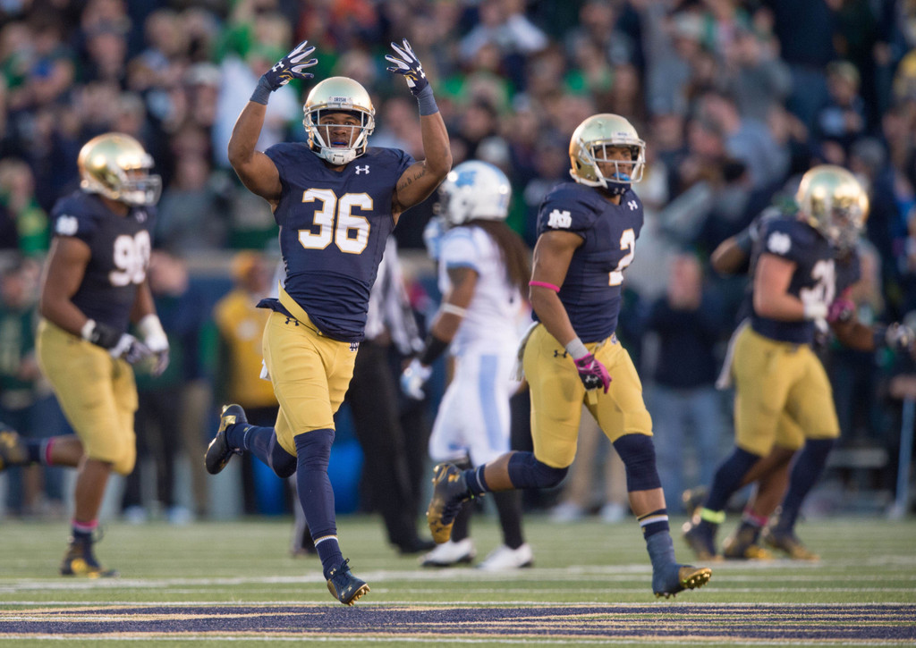 No. 6 Notre Dame Football vs. North Carolina