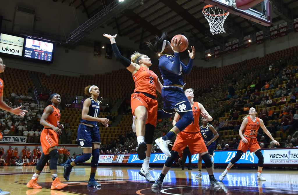 Notre Dame 76, Virginia Tech 59