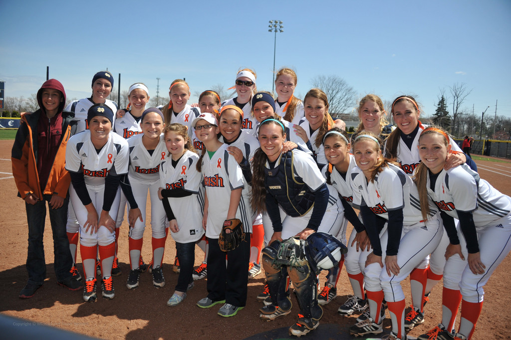 2014 Notre Dame Strikeout Cancer Doubleheader