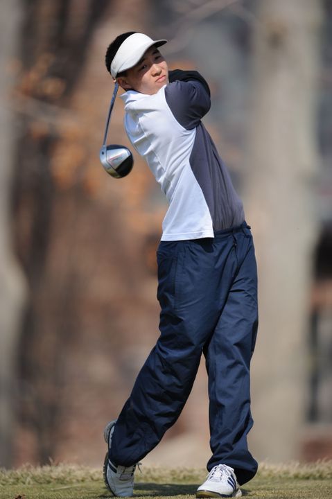 Senior Dustin Zhang (pictured) and freshman Nicole Zhang added their name to the list of brother/sister tandems to compete for the University of Notre Dame as members of their respective golf teams.