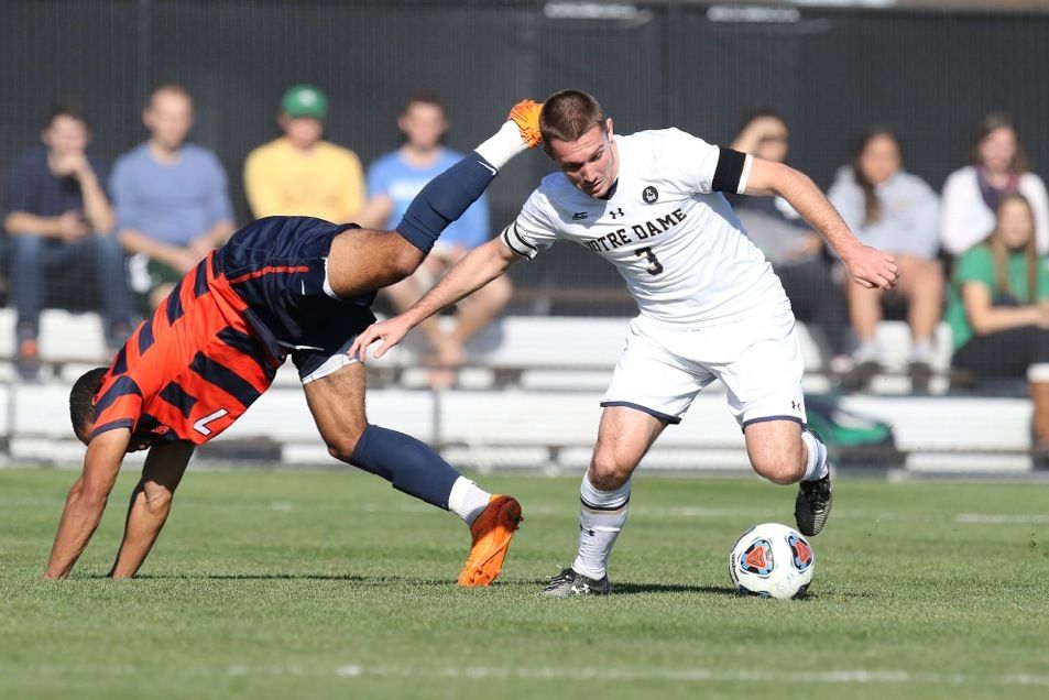 Tri-captain Connor Klekota was one of three Notre Dame players named to the ACC Championship all-tournament team
