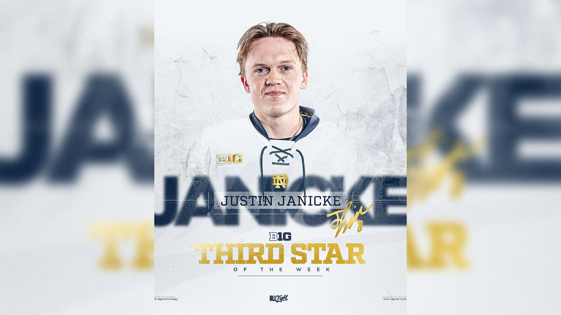 Janicke’s Game Winner Saturday Earns B1G Honors Janicke’s Game Winner Saturday Earns B1G Honors