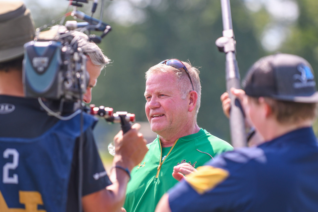 2017 Notre Dame Football Fall Camp - Practice One