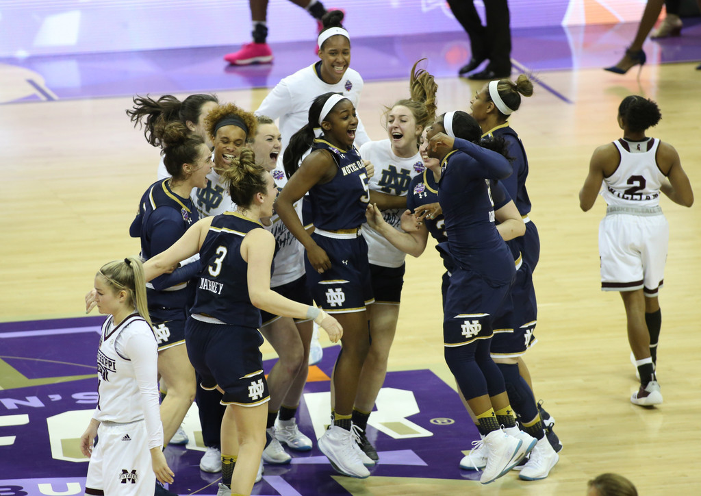 NCAA National Championship: ND WBB 61, Mississippi State 58 (USATSI)
