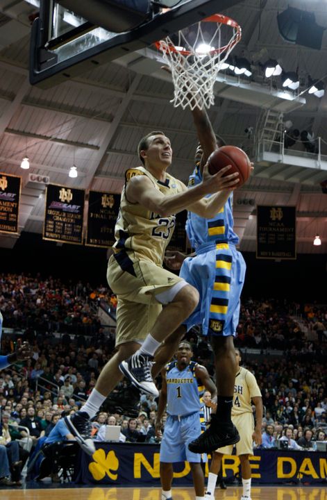 Ben Hansbrough scored a career-high 28 points on Saturday versus Marquette.