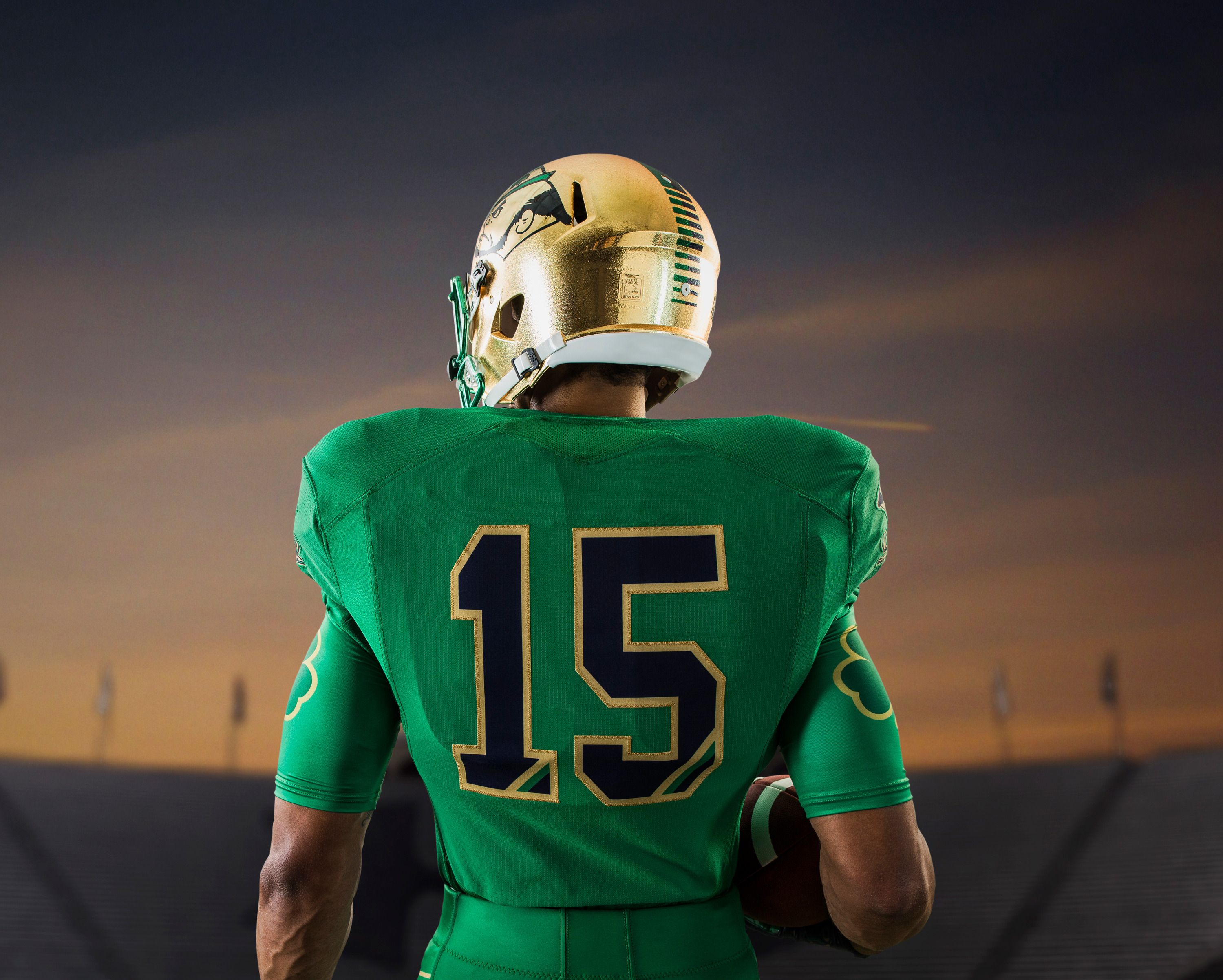 First Look: Notre Dame's New 2015 Football Uniforms from Under