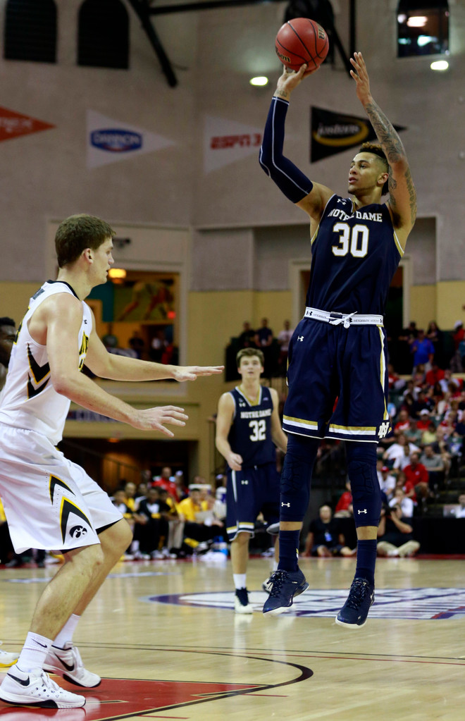 Notre Dame vs. Iowa, 68-62