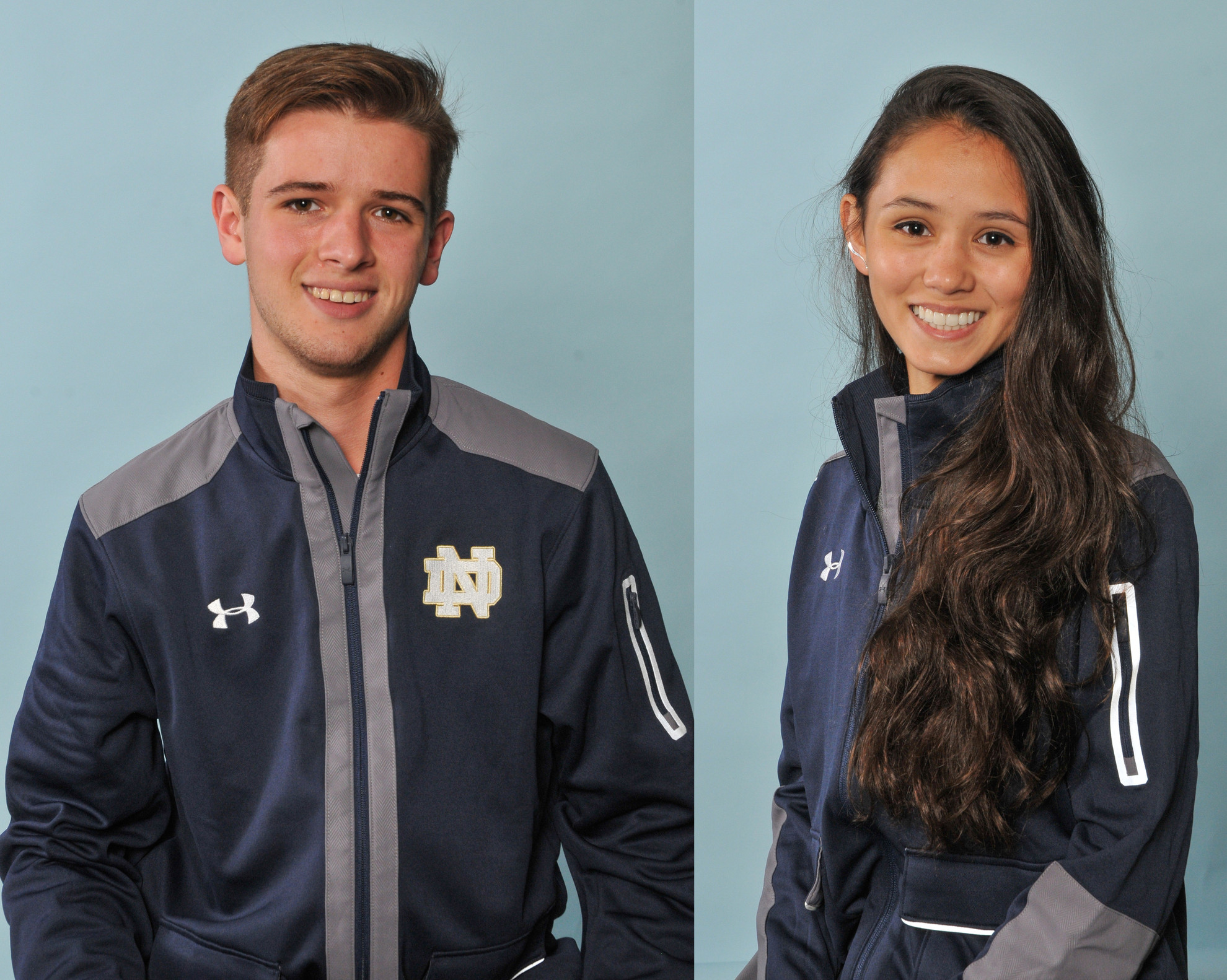 Irish Sweep Weekly Conference Awards Jonathan Fitzgerald (L) and Lee Kiefer (R) are both first-time honorees for the weekly award.