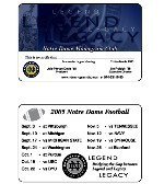 Monogram Club Membership Cards Now Available, Providing Several Valuable Benefits Notre Dame Monogram Club members are entitled to many special benefits via the new membership card.
