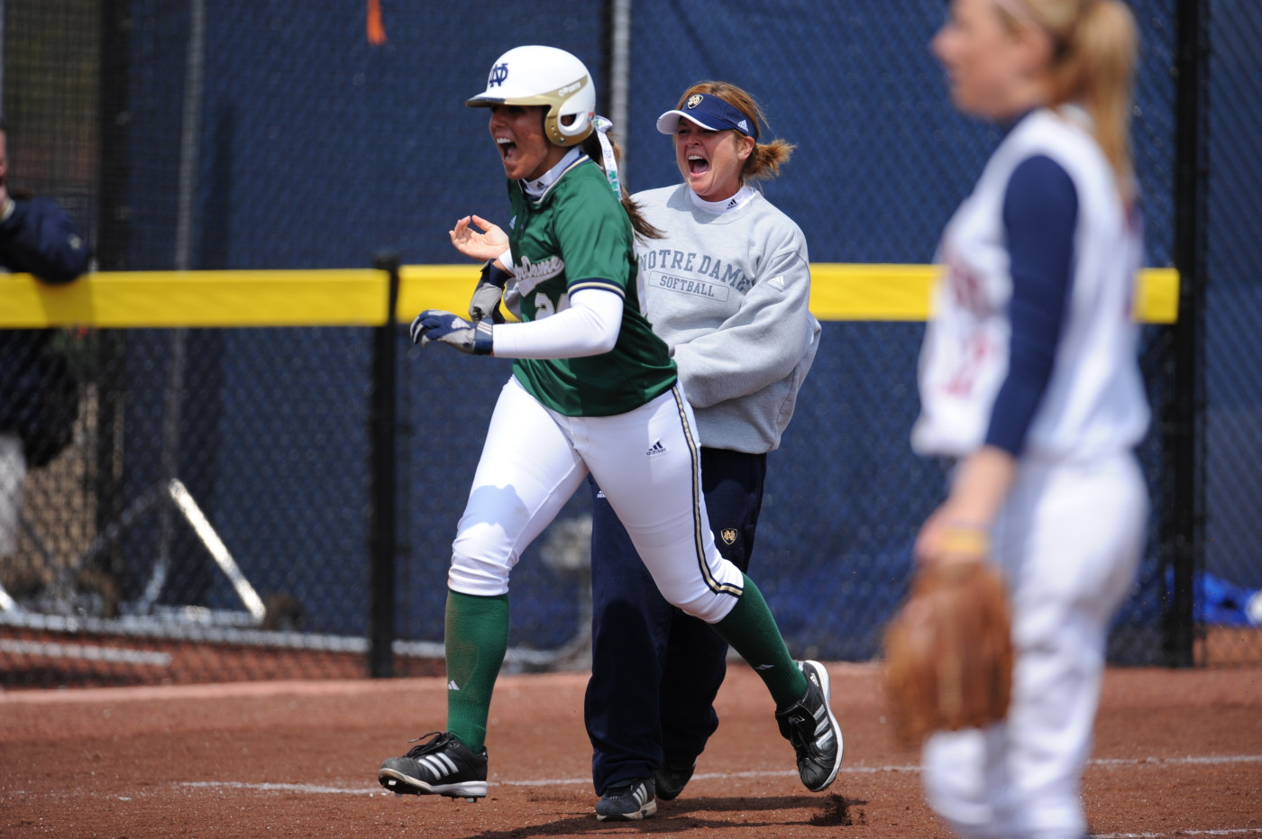 Fleury And Jorgensborg Go Back-To-Back In Irish Win Brianna Jorgensborg (pictured) homered along with classmate Katie Fleury in the bottom of the seventh to hand St. John's a game-two loss on Sunday.