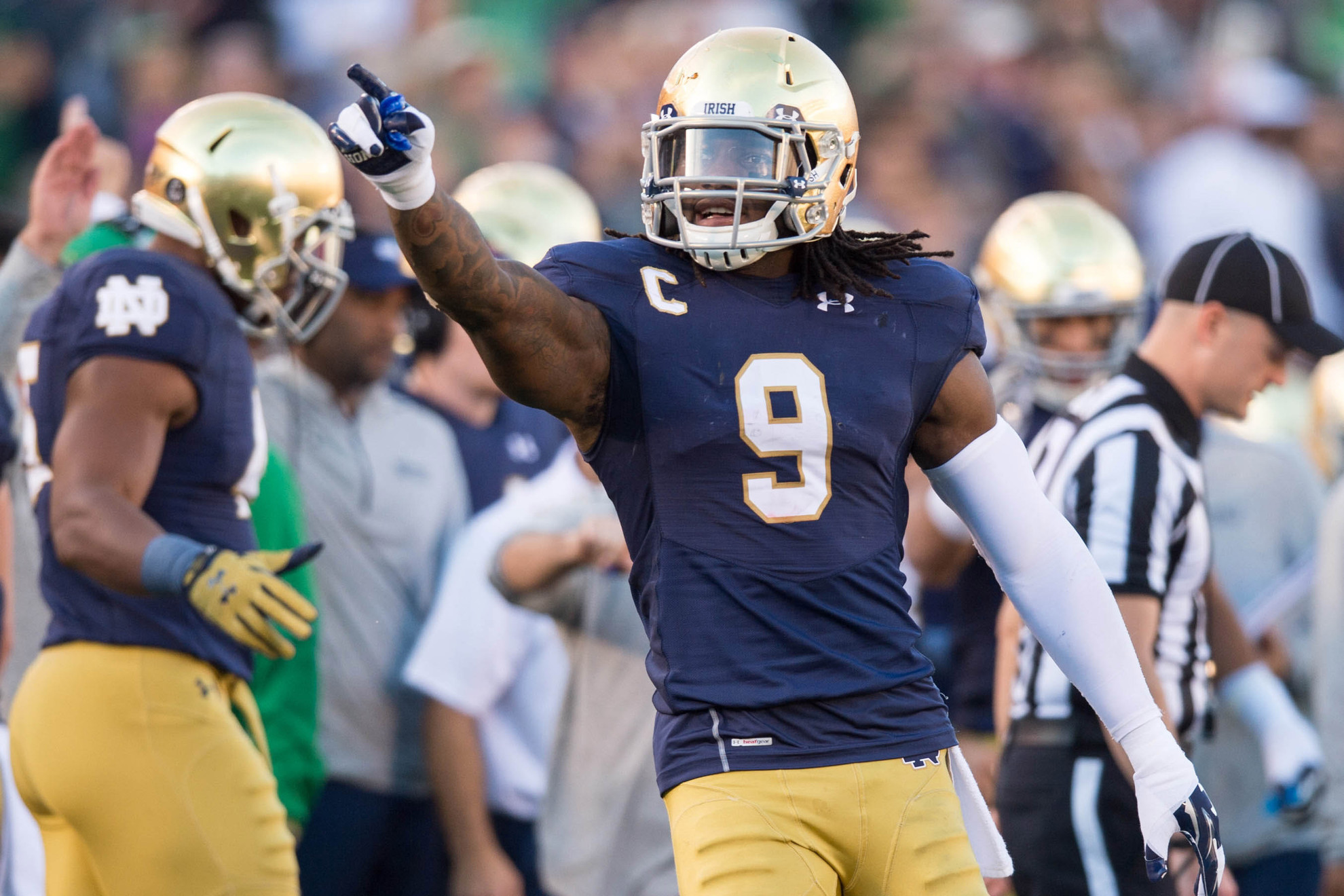 Smith, Stanley Named Consensus Football All-Americans Junior LB Jaylon Smith
