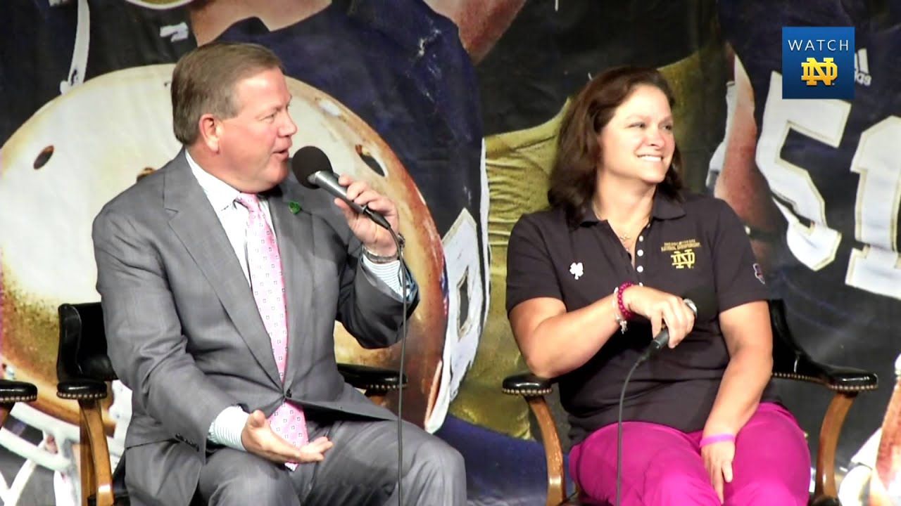 Football Luncheon USC - Paqui And Brian Kelly