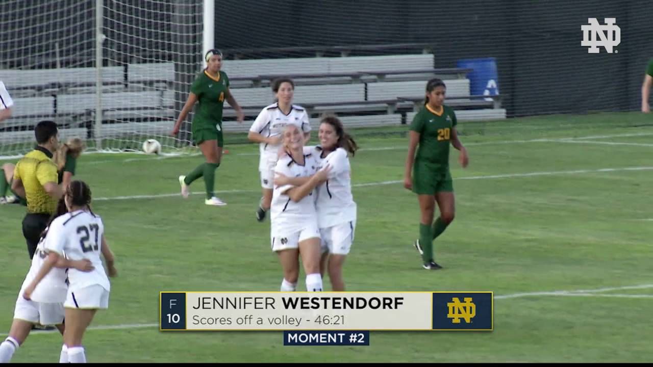 Top Moments: Notre Dame Women's Soccer vs Wright State