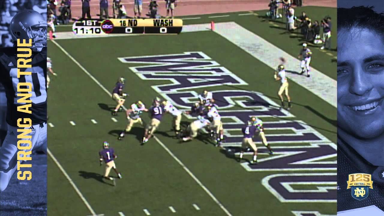 2005 vs. Washington - Pass Right - 125 Years of Notre Dame Football - Moment #060