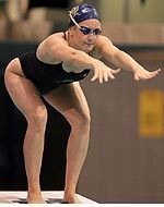 Ellen Johnson and the Notre Dame Swimming and Diving Team Set Four New Events Records in Winning the Dennis Stark Relay