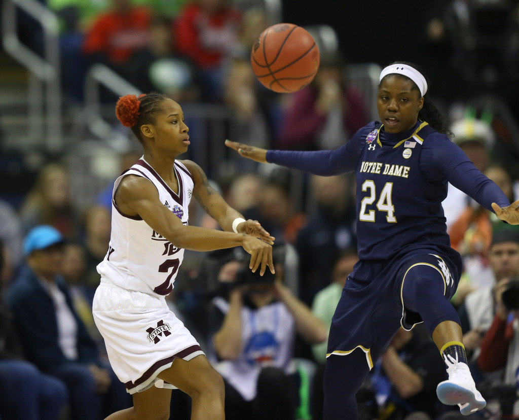 NCAA National Championship: ND WBB 61, Mississippi State 58 (USATSI)