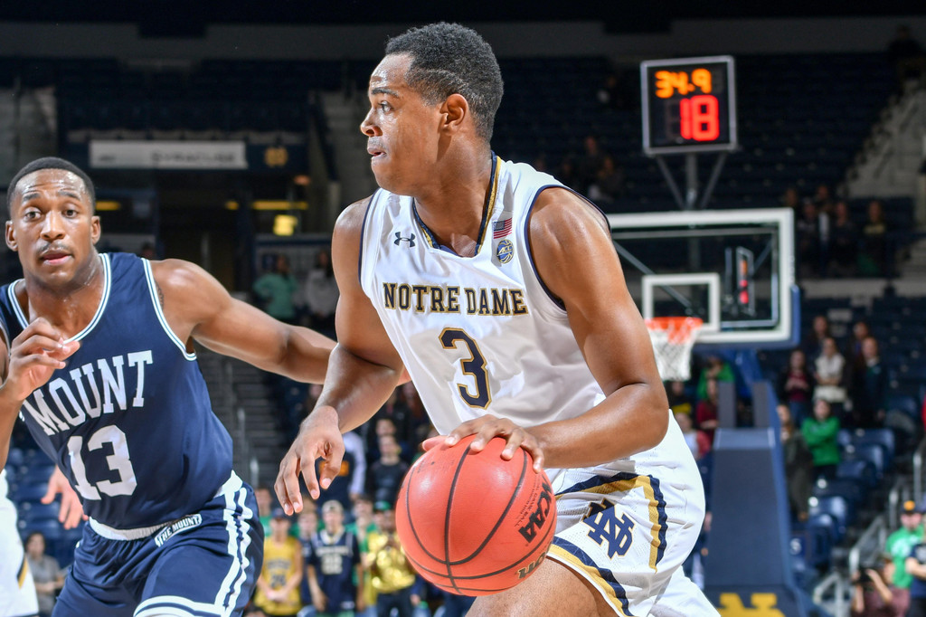 ND Men's Basketball vs. Mount St. Mary's (USATSI)